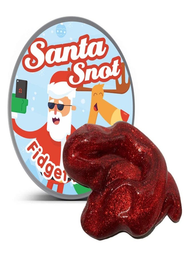 Gears Out Santa Snot Fidget Putty Christmas Stress Relief Gags Weird Stocking Stuffers Secret Santa Gifts for Coworkers Unique White Elephant Ideas Red Putty Santa Gags - Image 2